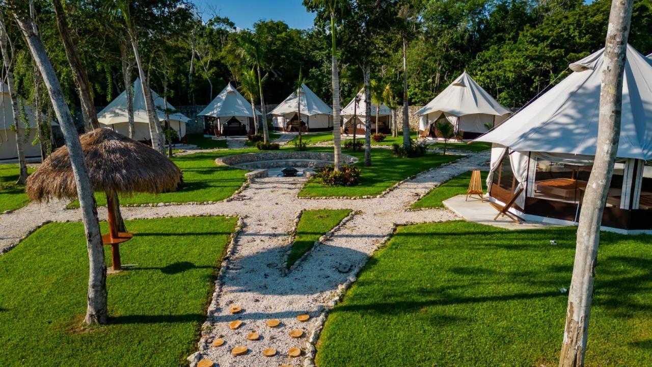 Xakluum Eco Glampings Hotel ปัวร์โตโมเรลอส ภายนอก รูปภาพ