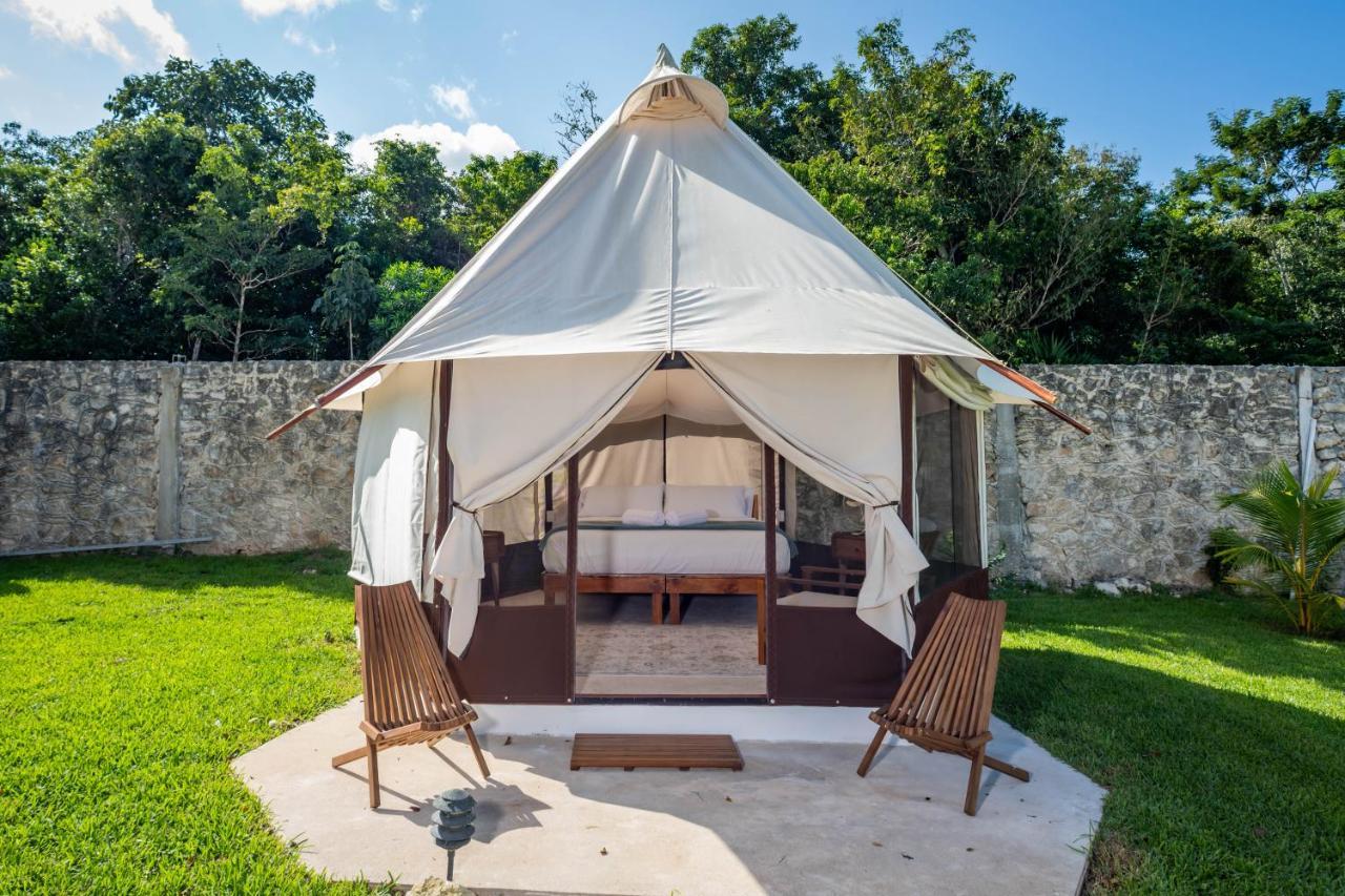 Xakluum Eco Glampings Hotel ปัวร์โตโมเรลอส ภายนอก รูปภาพ