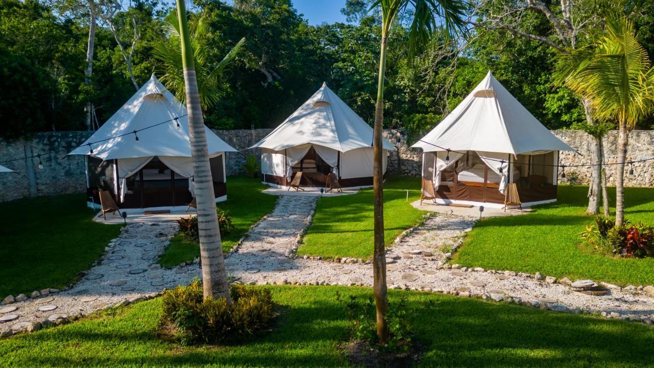 Xakluum Eco Glampings Hotel ปัวร์โตโมเรลอส ภายนอก รูปภาพ