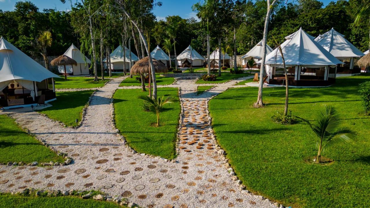 Xakluum Eco Glampings Hotel ปัวร์โตโมเรลอส ภายนอก รูปภาพ