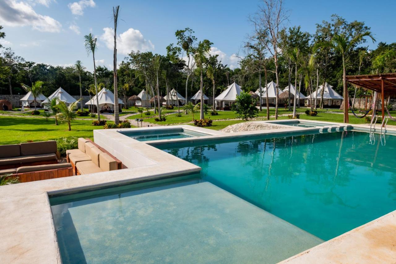 Xakluum Eco Glampings Hotel ปัวร์โตโมเรลอส ภายนอก รูปภาพ